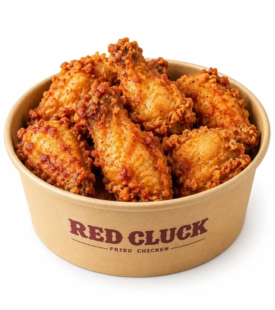 Cluck Wings (6 Pcs)